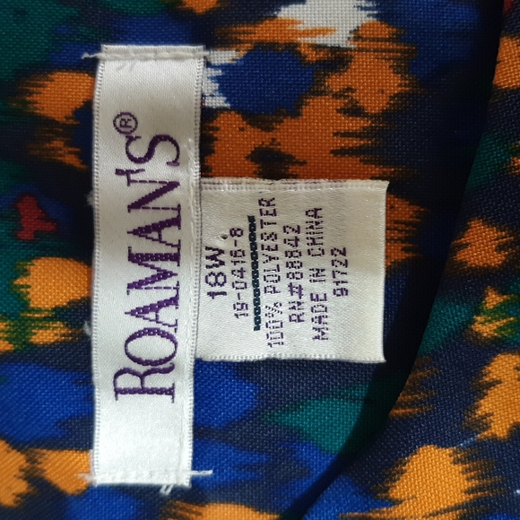 ROAMANS Florals Womens dress plus size 18w Summer Fall Church Lady - Picture 7 of 7